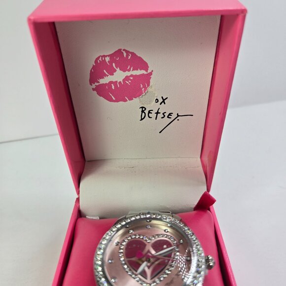 NWT Betsey Johnson Silver Watch New With Box main image 7